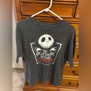 Disney Charcoal Nightmare Before Christmas Tee